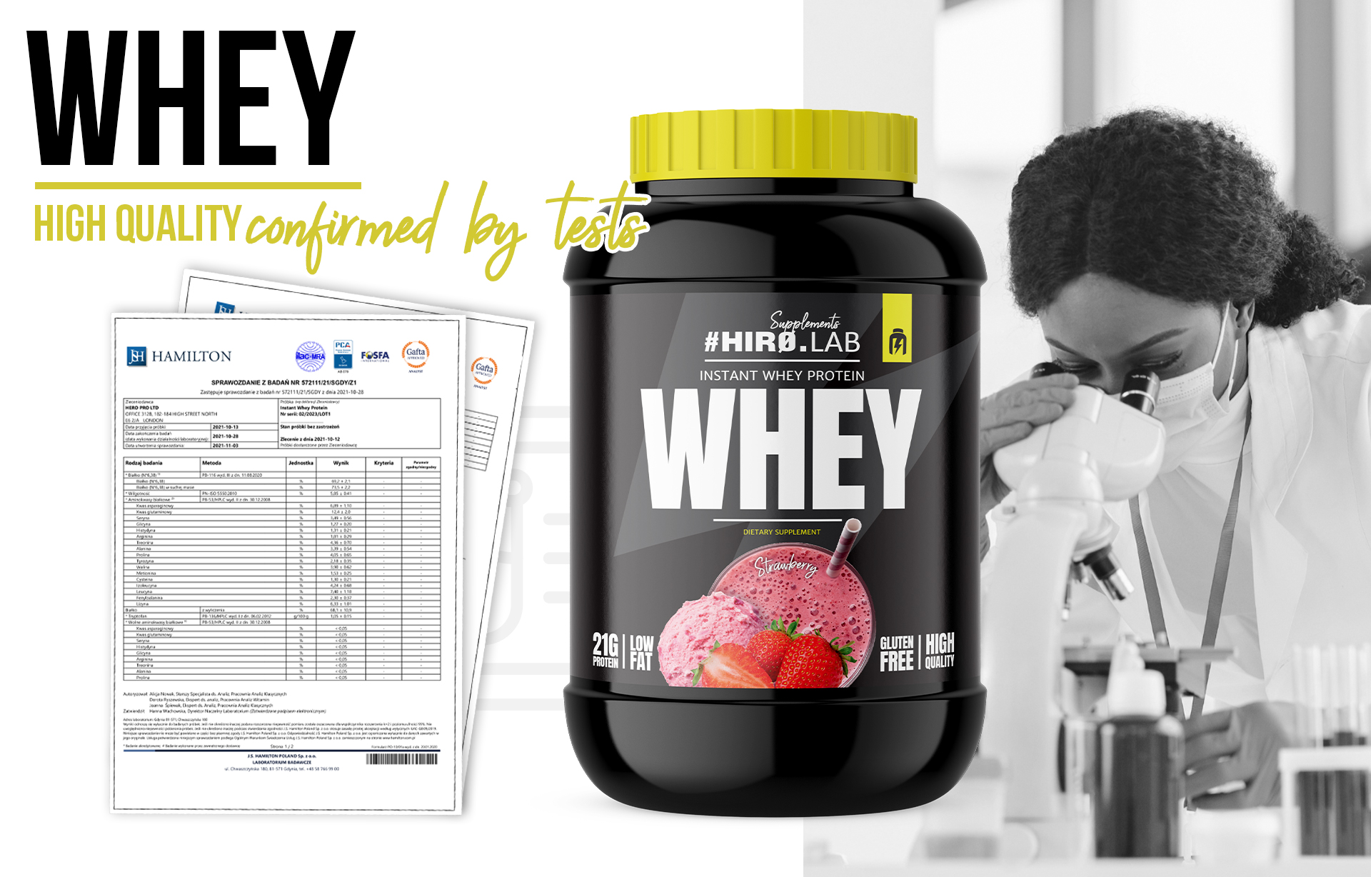 Hiro.Lab - Supplements bezogen auf Qualität