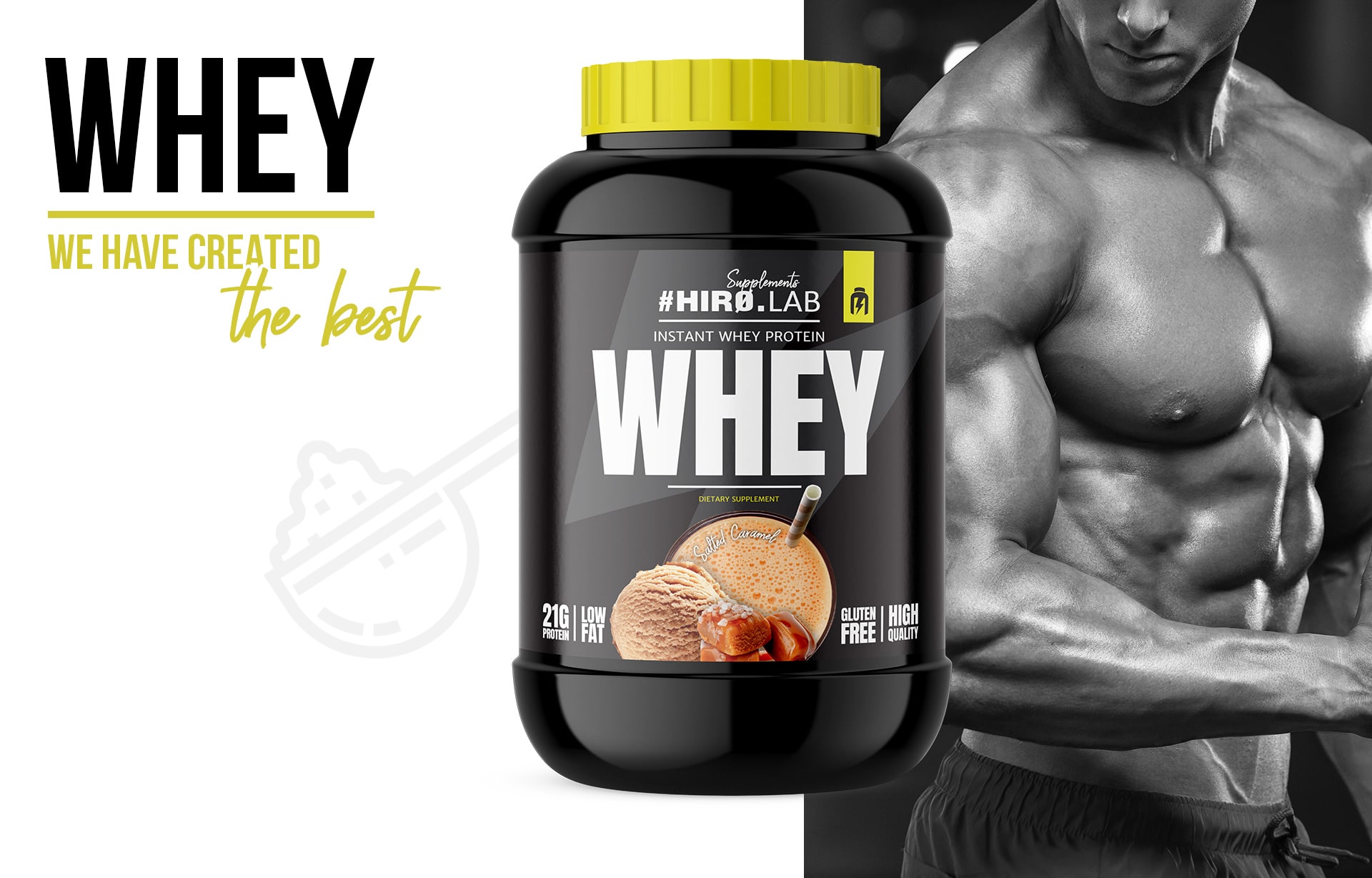 Nahrungsergänzungsmittel von Hiro.Lab - Bestes Proteinpräparat