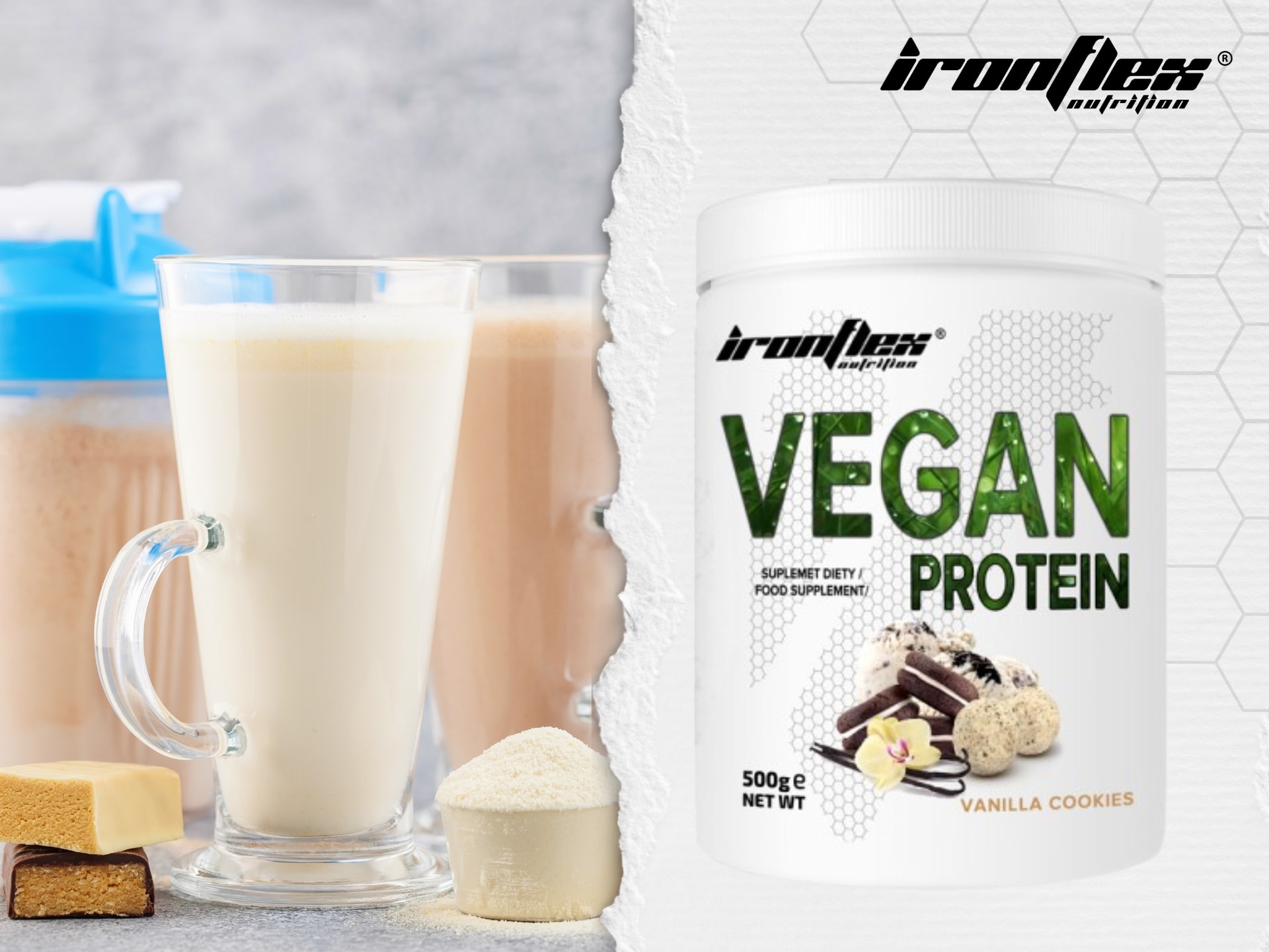 Vegan Protein - komplex pflanzlicher Proteine
