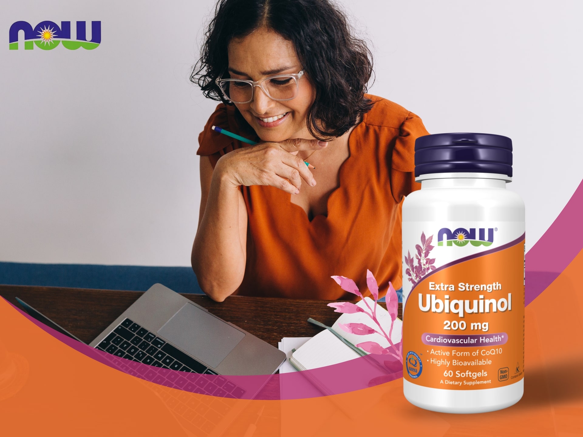 NOW Ubiquinol - Konzym Q10 in bester Form