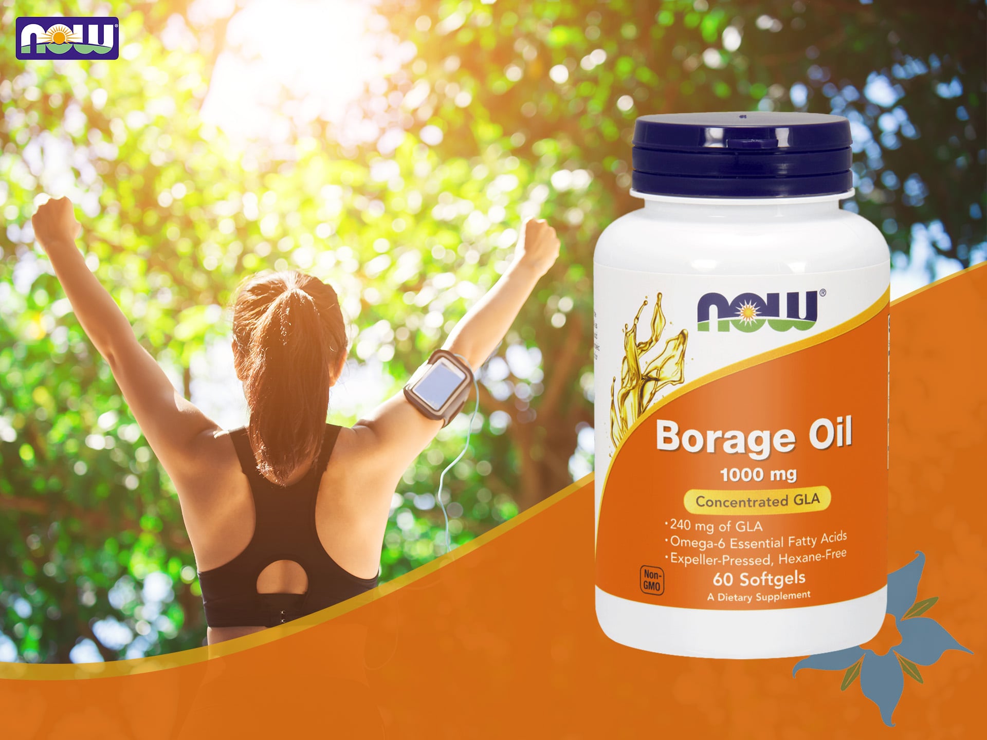 Now Borage oil 1000mg