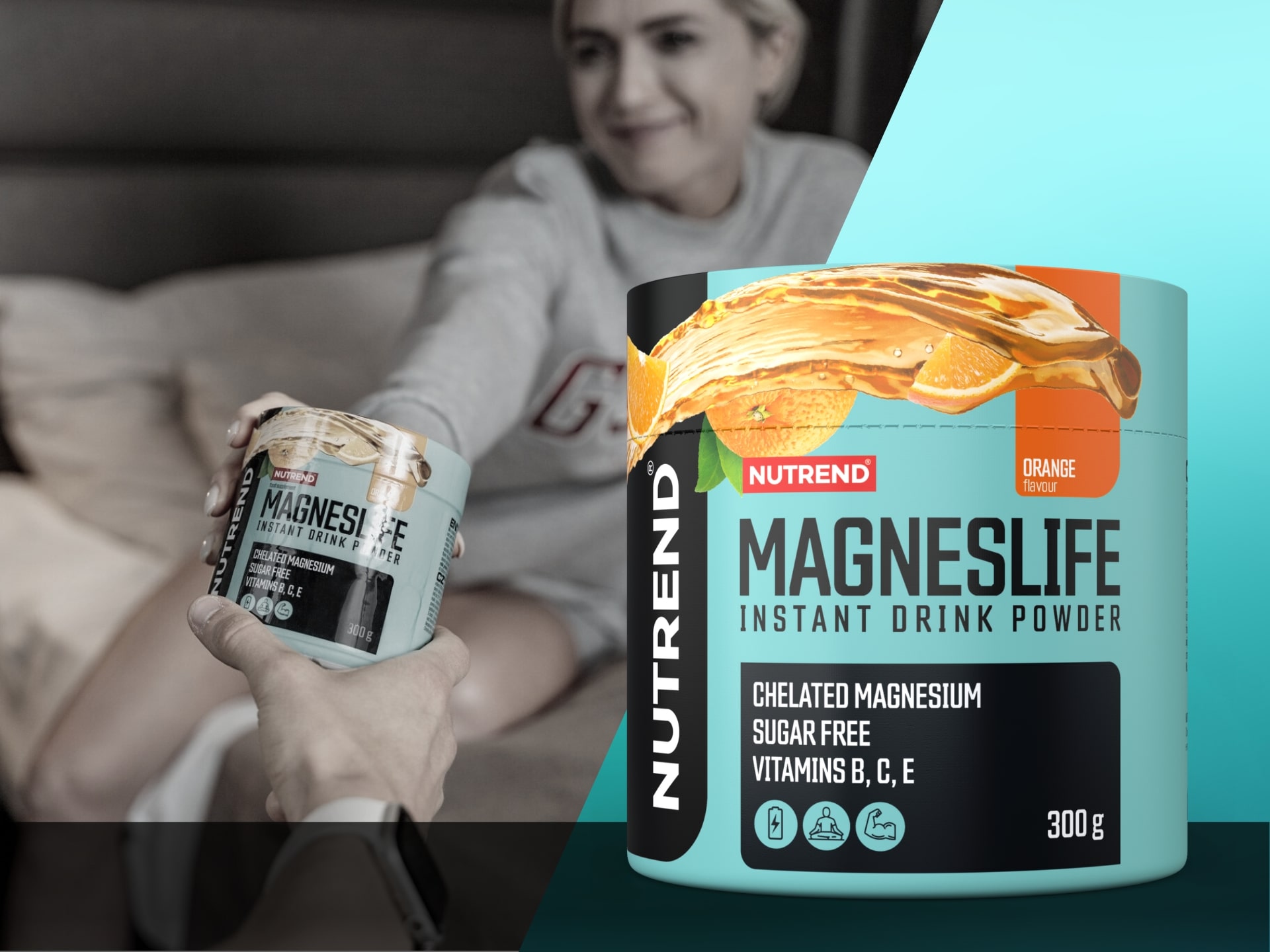 Nutrend Magneslife Instante drink powder 300g
