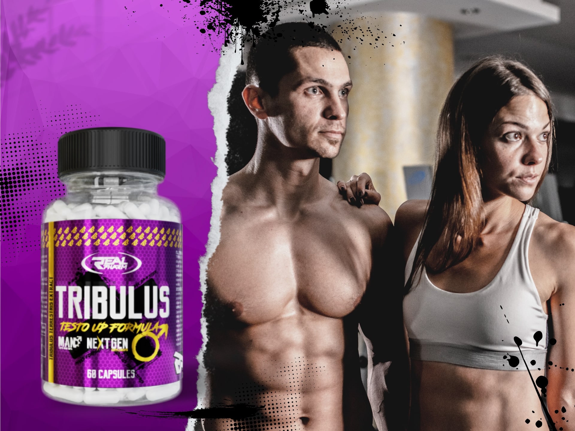 Real Pharm - Tribulus - Unterstützung der Testosteronproduktion und Libido