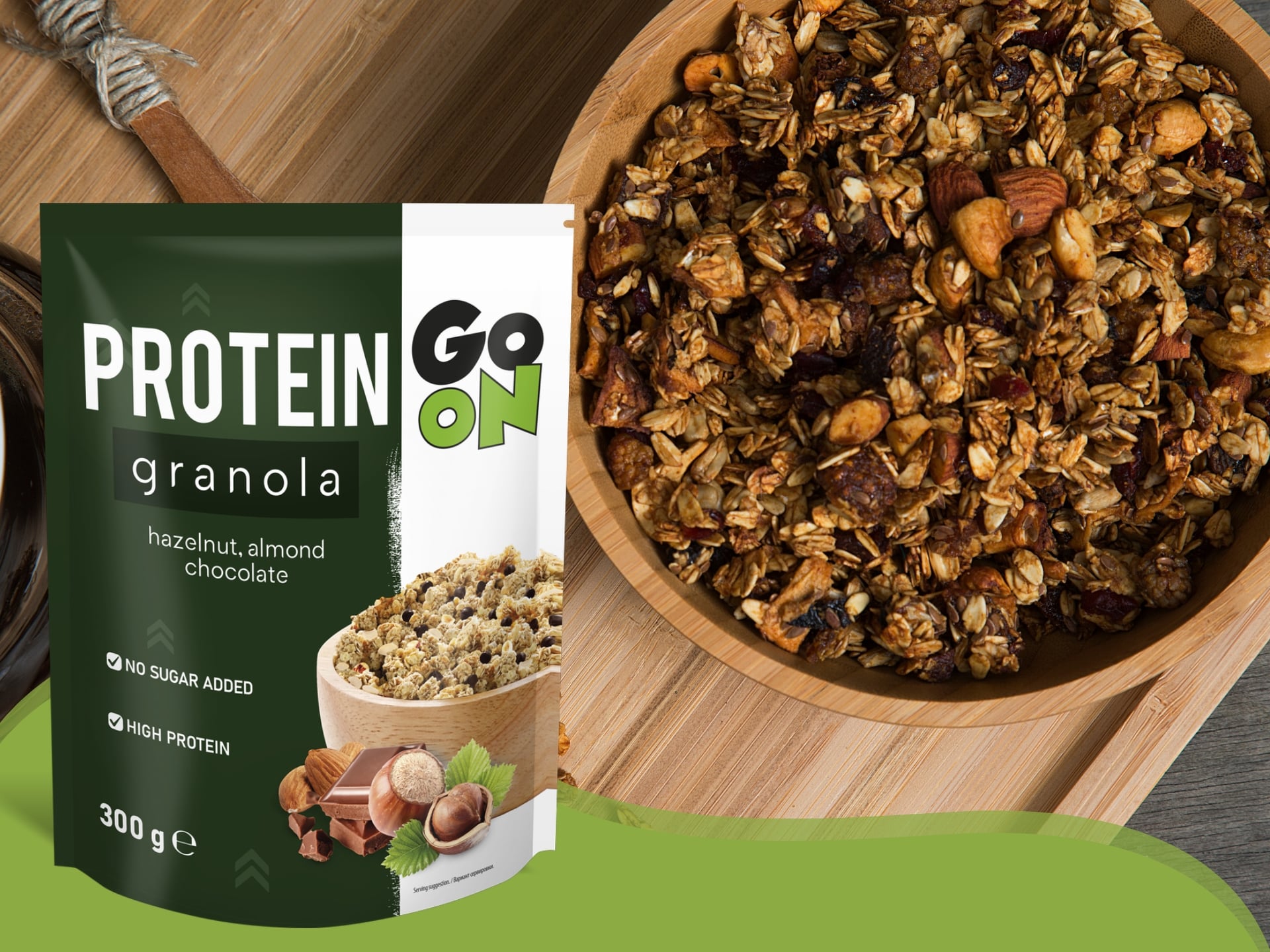 Granola Proteinowa z Czekoladą i Orzechami - 300g