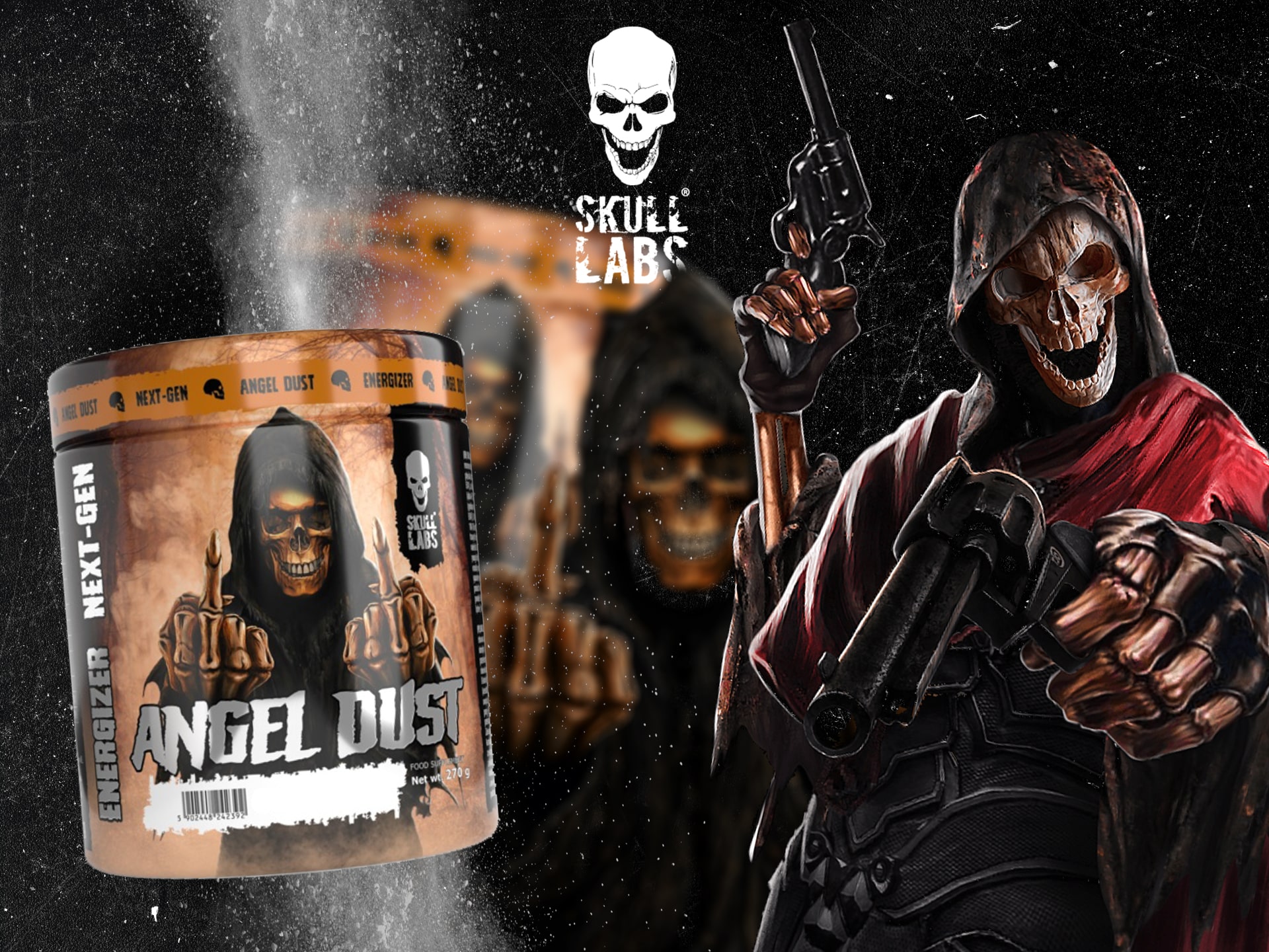 Skull Labs - Angel Dust Pre-Workout mit Beta-Alanin, Alpha-GPC