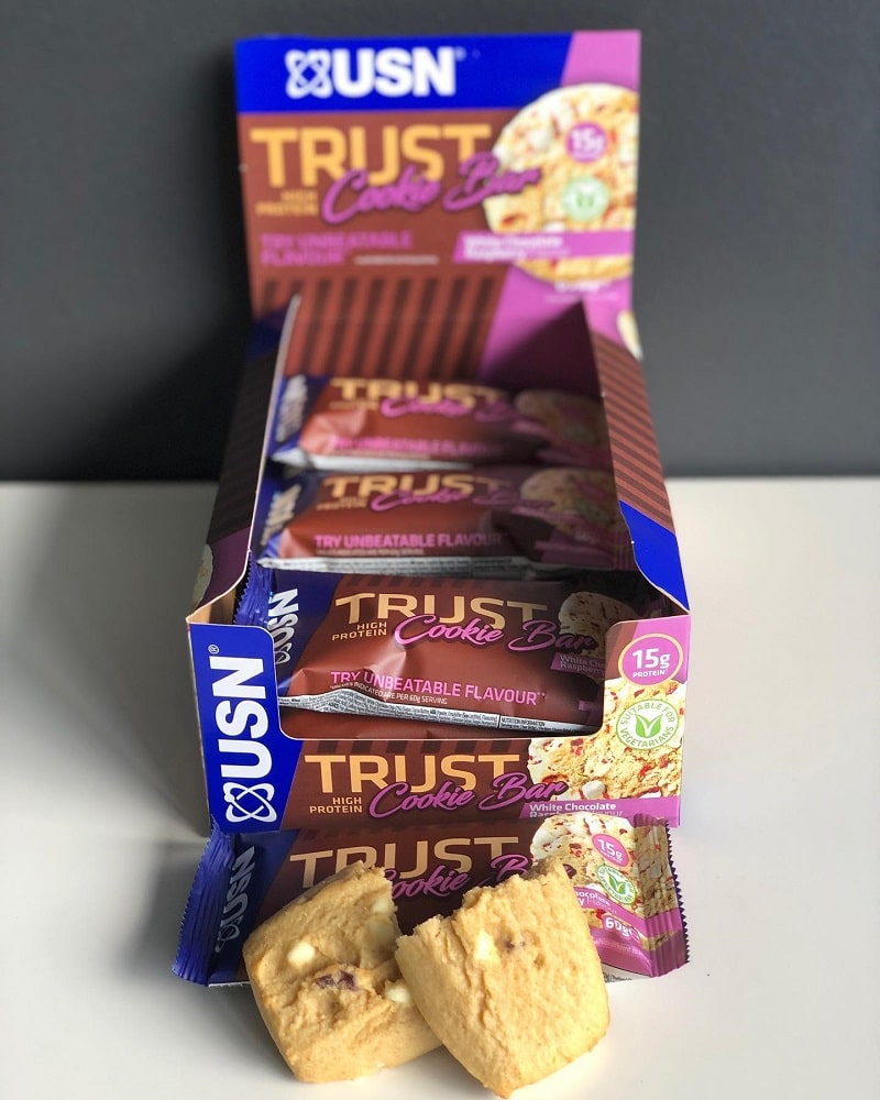 Weiße Schokolade Himbeer Cookie