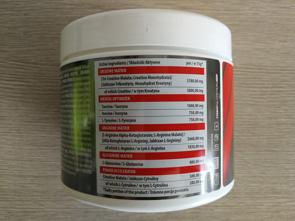 Verpackung Nitrobolon