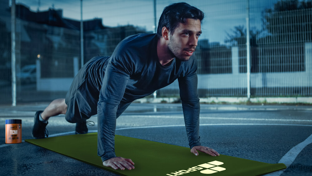 Yoga- und Fitnessmatte