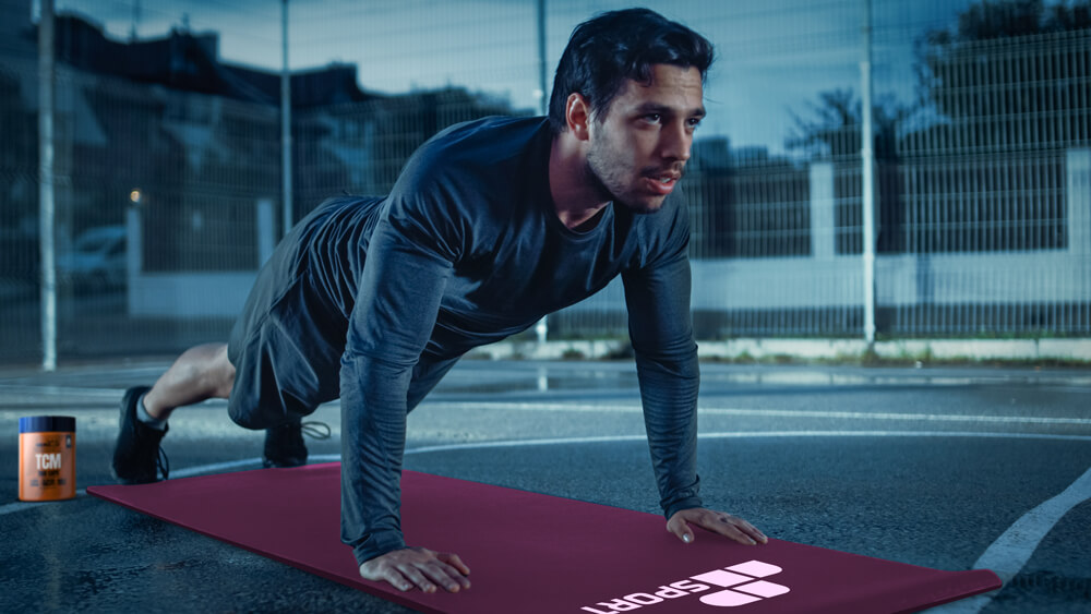 Yoga- und Fitnessmatte
