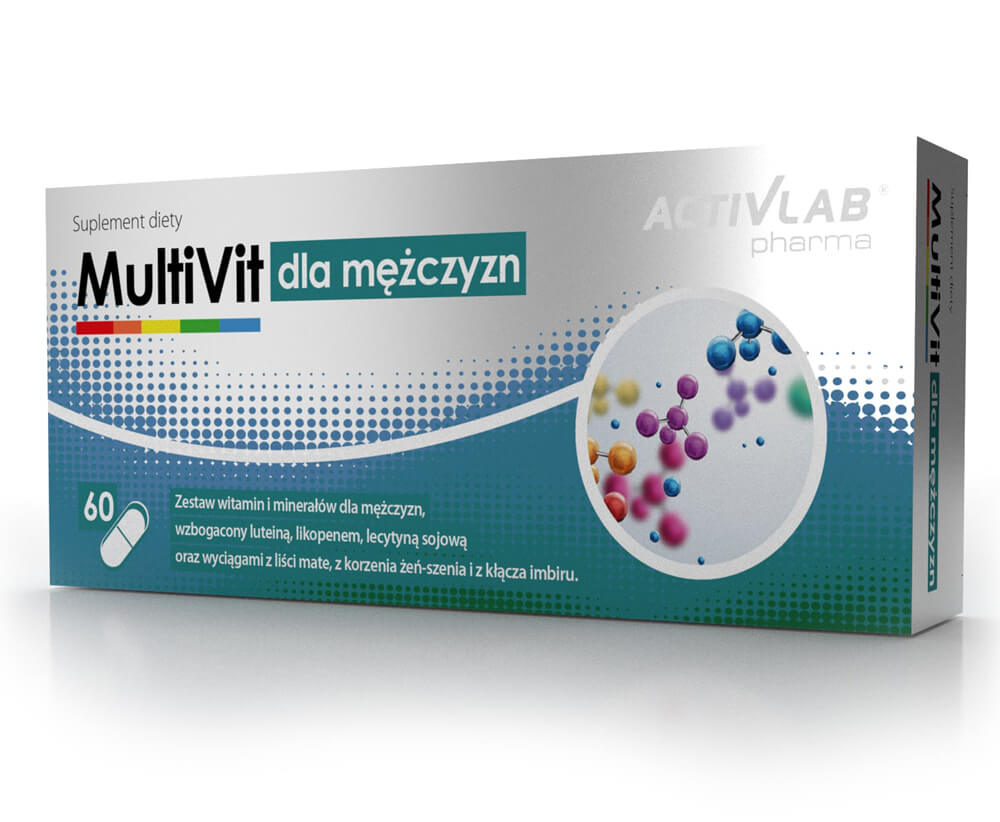 ActivLab Multivit für Männer Frontetikett