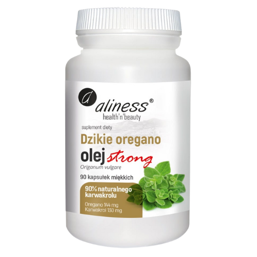 ALINESS - Oregano Öl Strong 100% Natürlich - 90vcaps.