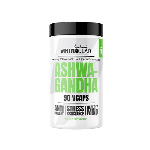 HIRO.LAB Ashwagandha 9% Withanolide 600mg - 90vcaps