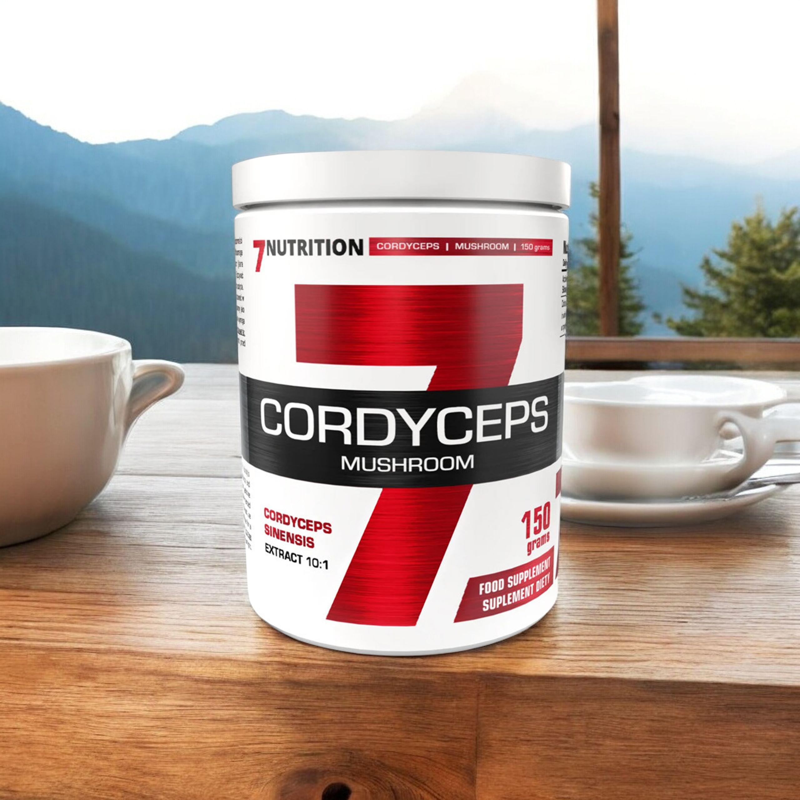 7 NUTRITION Cordyceps Mushroom - 150g - Chinesischer Raupenpilz