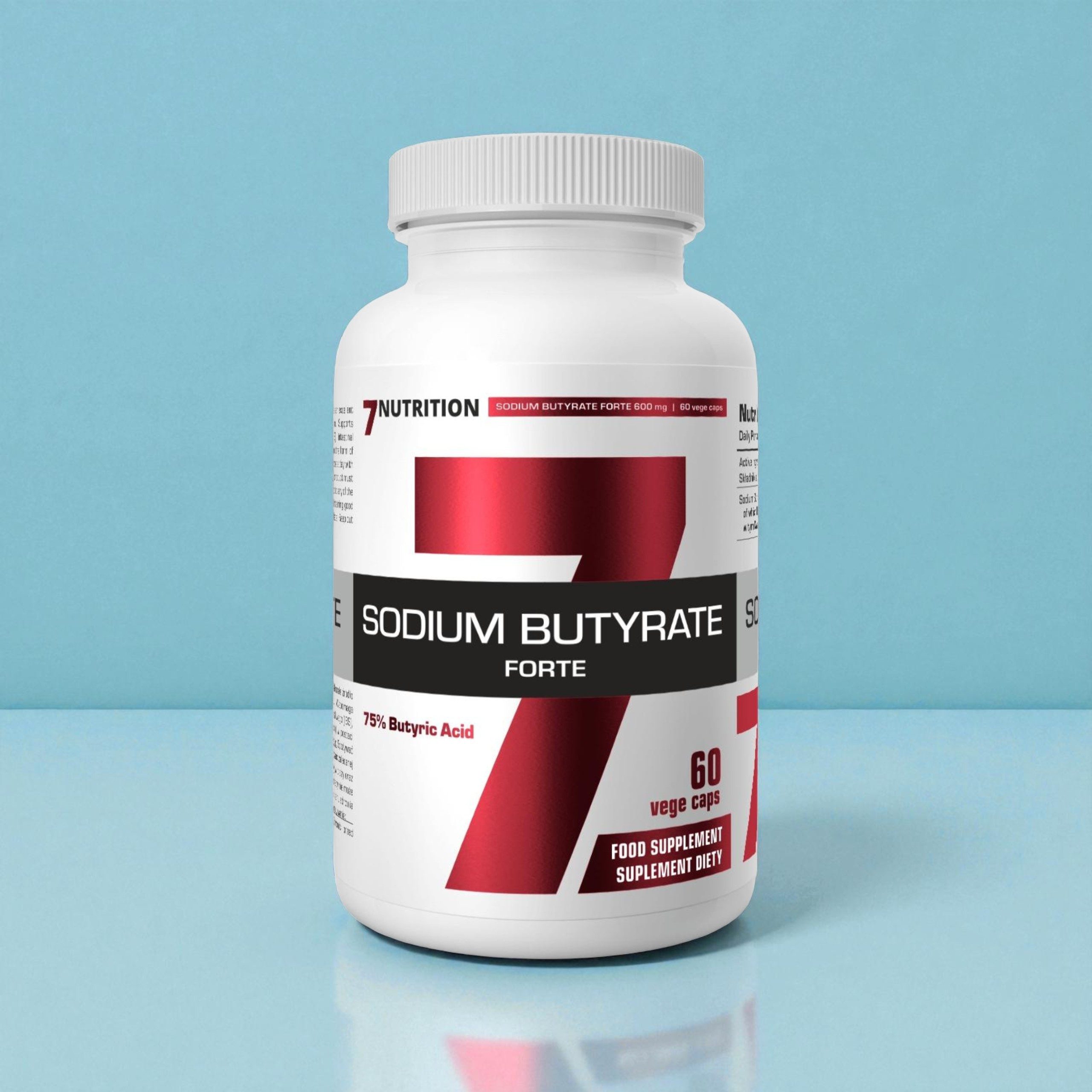 7 NUTRITION - Sodium Butyrate Forte - 43g - vege Kapseln