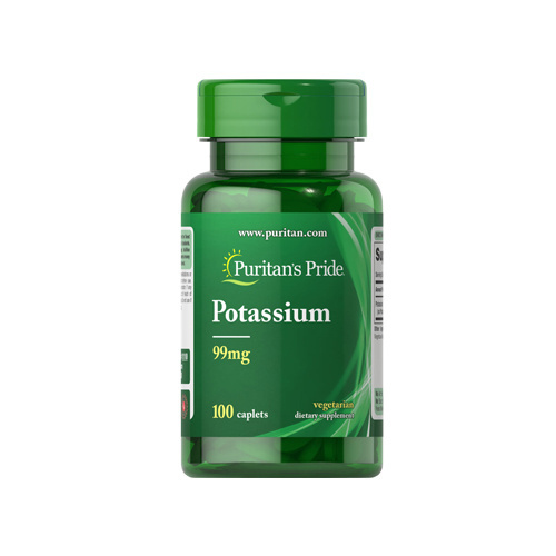 Puritan's Pride Potassium 99mg - 100caps - Kalium