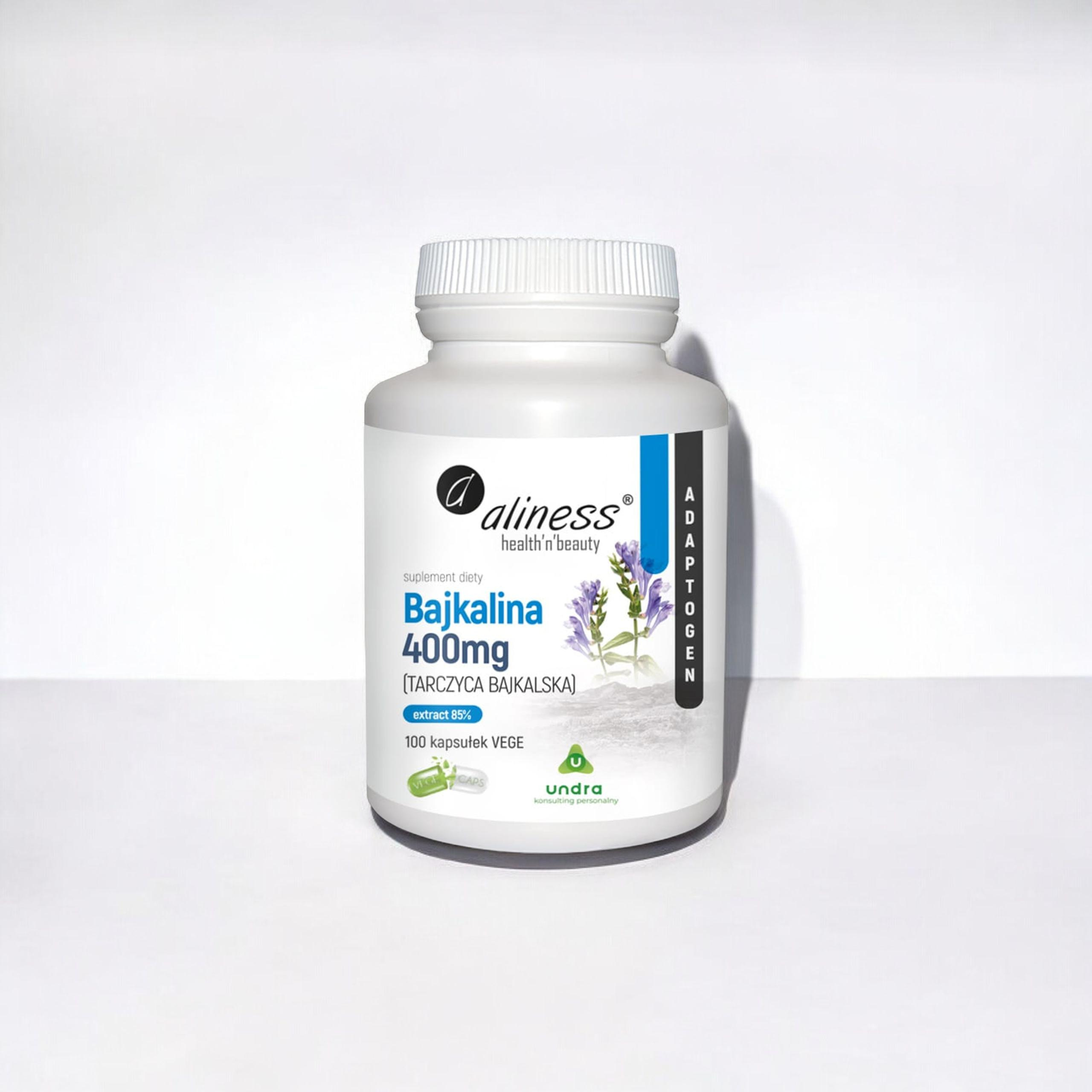 ALINESS Bajkalina 400 mg Schilddrüse Bajkalska - 100vcaps