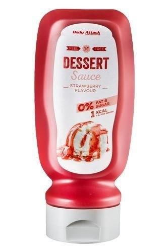 BODY ATTACK Dessert Sauce Erdbeer Geschmack - 320ml