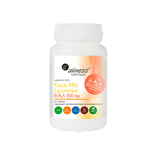 ALINESS - Alpha Liponowy R-ALA 200mg - 60tabs.