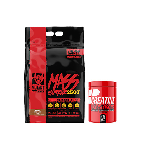 Set MUTANT Mutant Mass XXXtreme - 9070g + MP Supps Kreatin - 250g