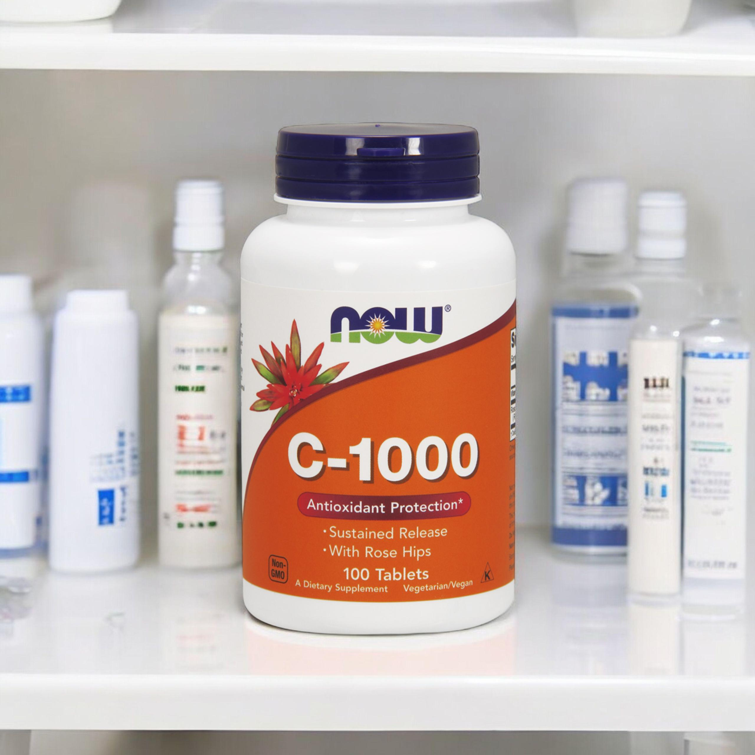 NOW Vitamin C-1000 mit Hagebutten - 100tabs