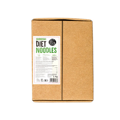 DIET FOOD Diet Noodles Makaron Konjac - 1000g - AUSVERKAUF - 15-01