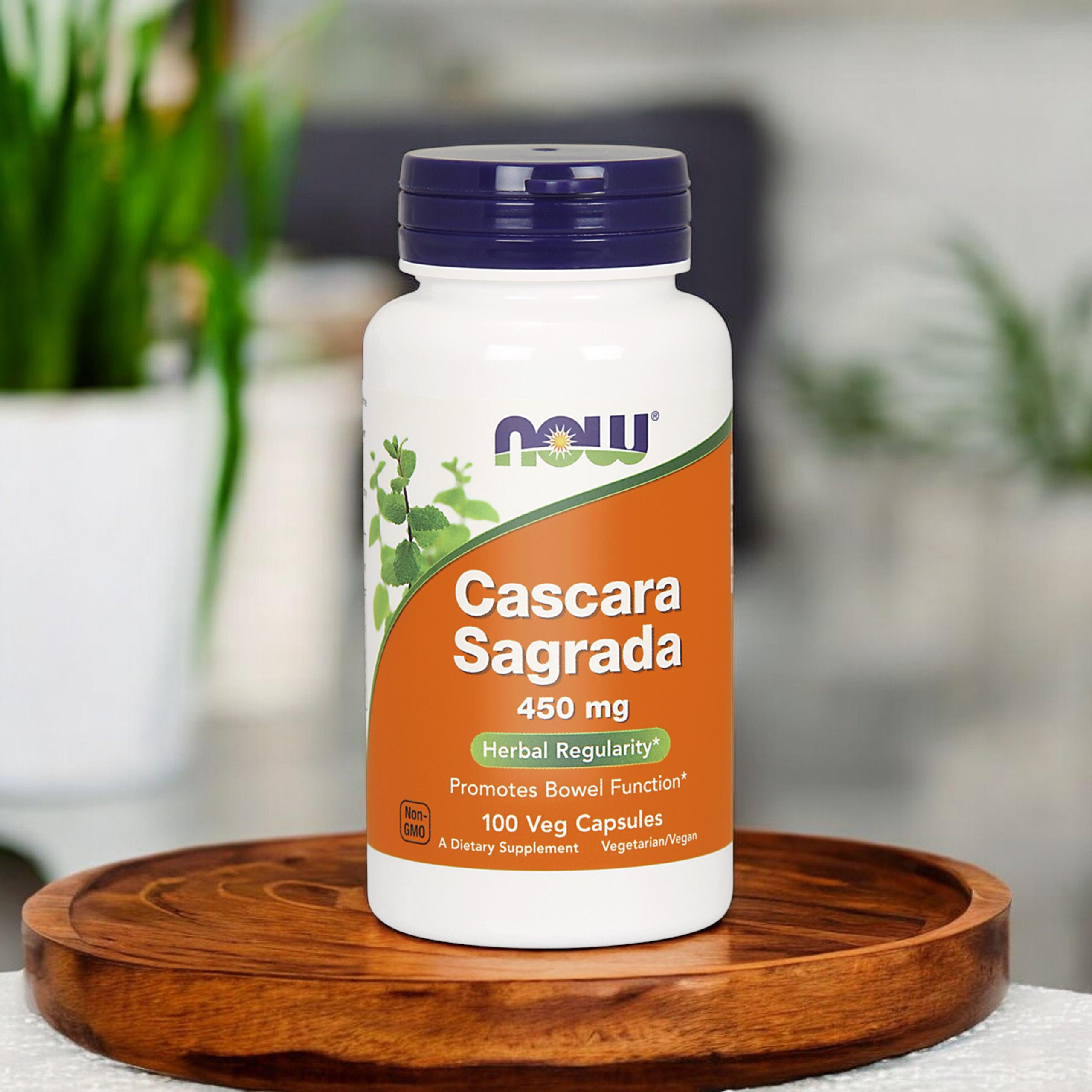 NOW Cascara Sagrada 450mg - 100vcaps