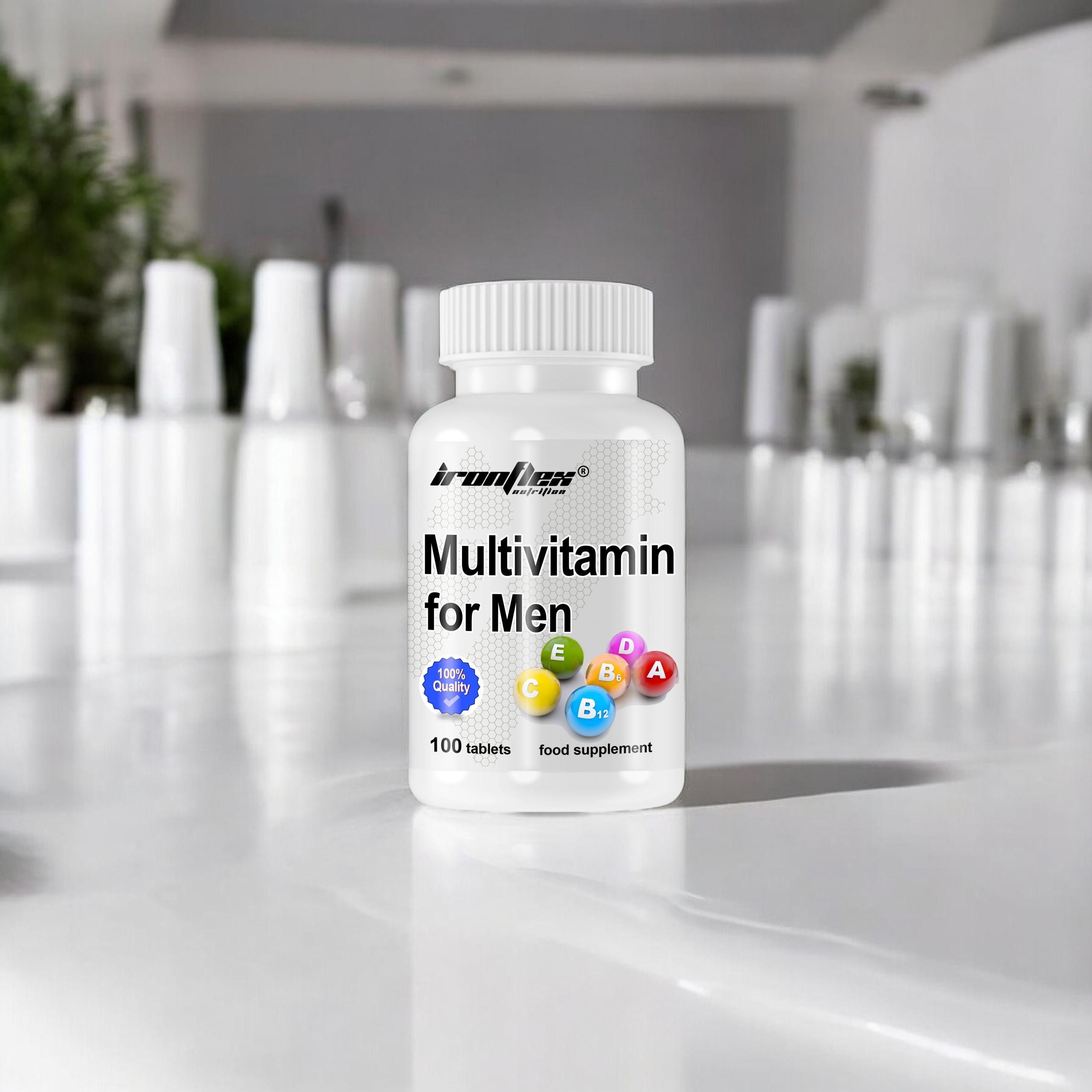 IRONFLEX Multivitamin für Männer - 100tabs