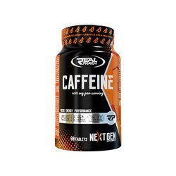 REAL PHARM Caffeine 400mg - 90tabs. - Koffein