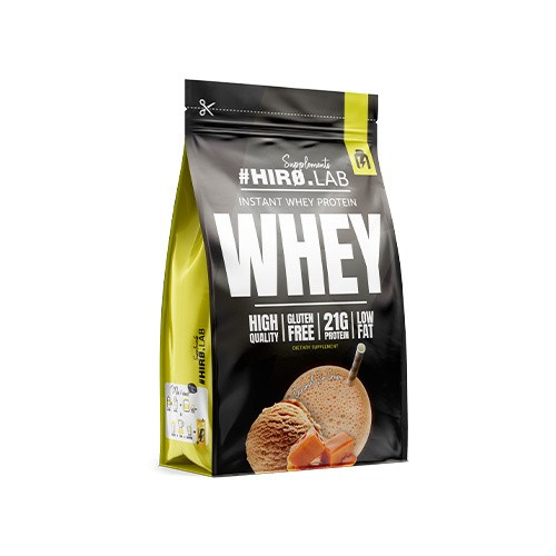 HIRO.LAB Instant Whey Protein - 750g - Caramel Ice Cream - AUSVERKAUF