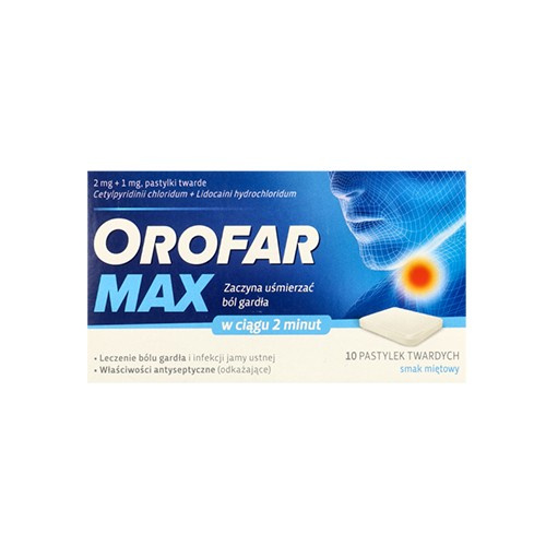 Orofar Max - 10 Tabletten - Mint