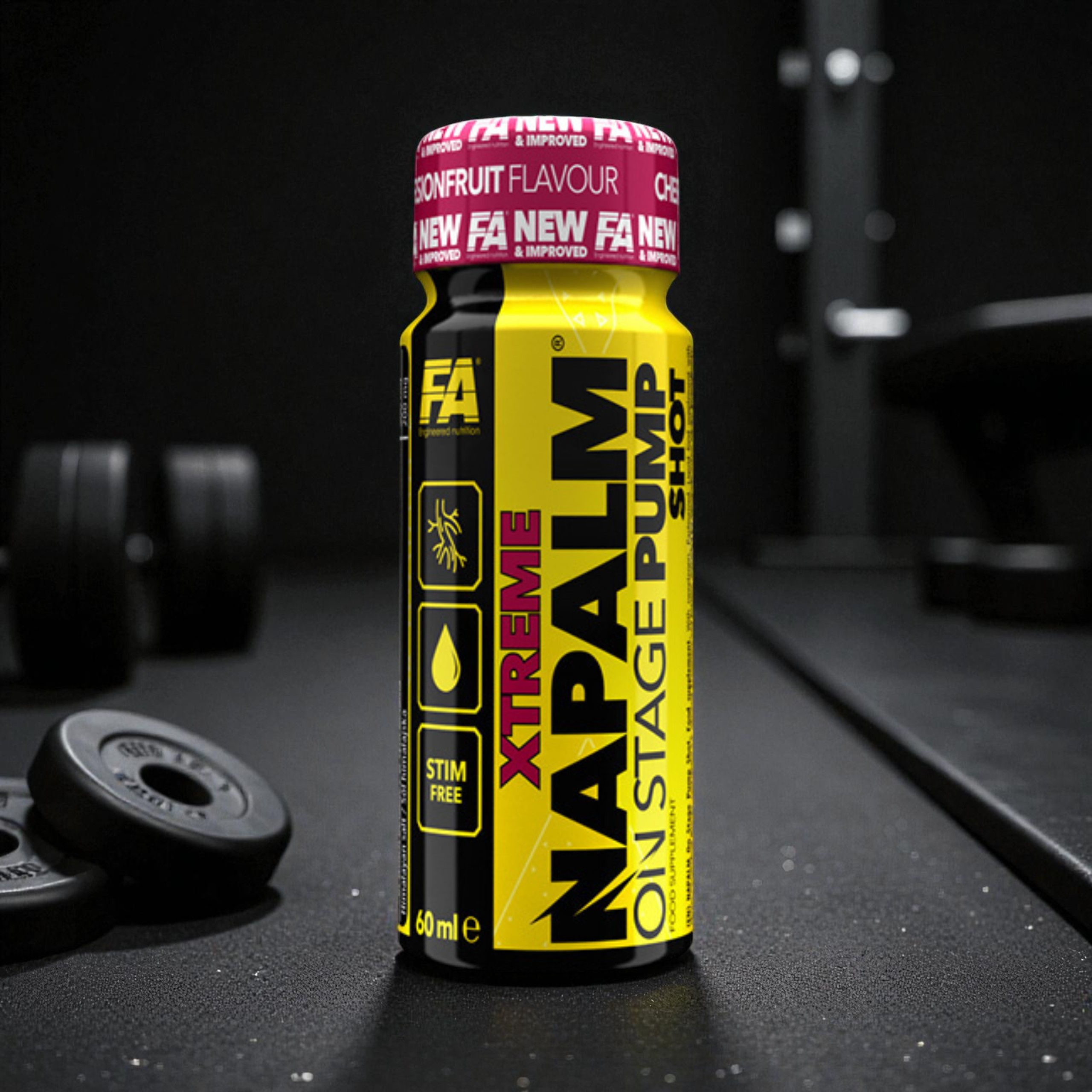 FITNESS AUTHORITY - Xtreme Napalm On Stage SF Shot - 24x 60ml 