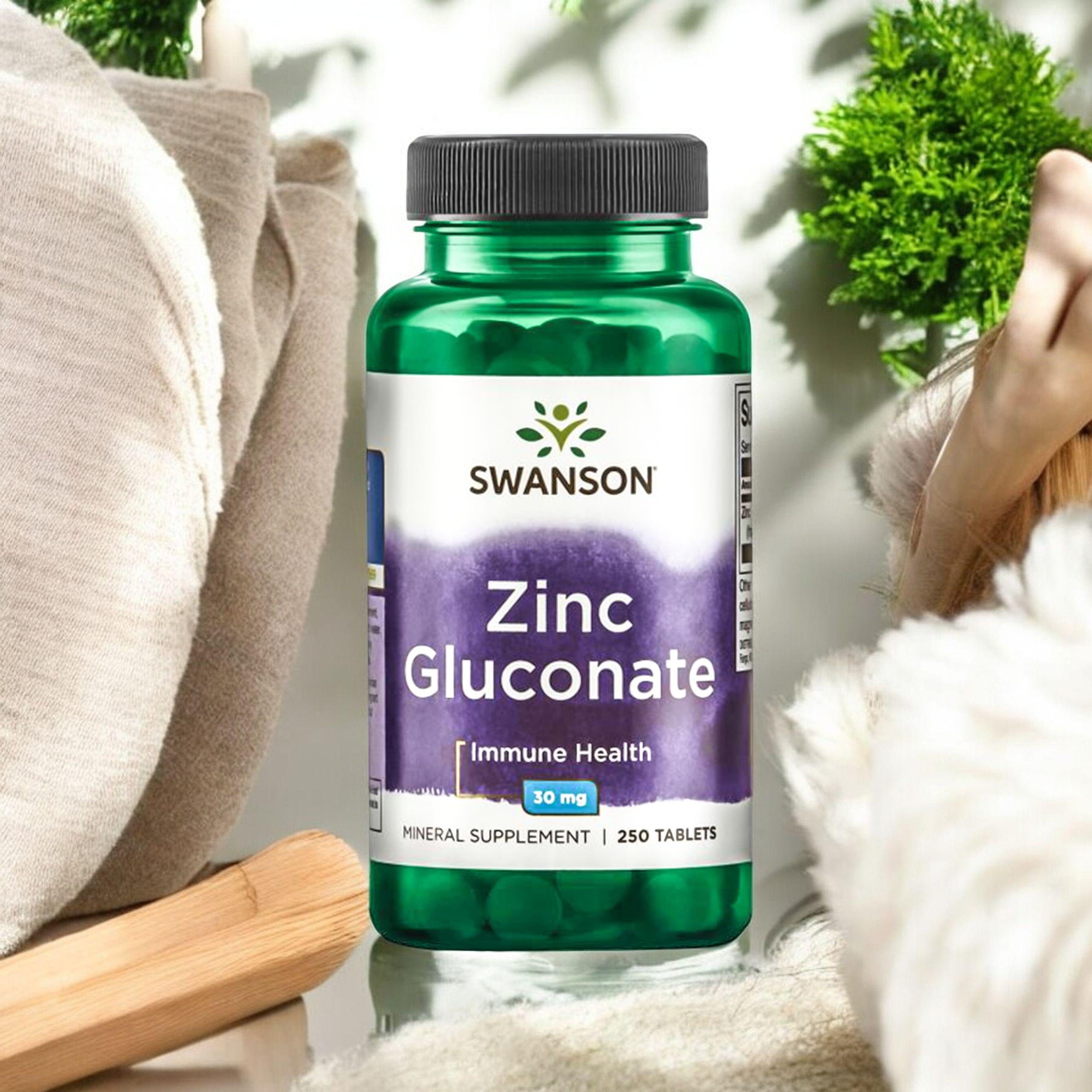 SWANSON Zink (Gluconat) 30mg - 250tabs