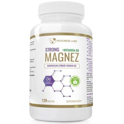 PROGRESS LABS - Magnesium Strong + Vitamin B6 350mg - 120 Tabletten.