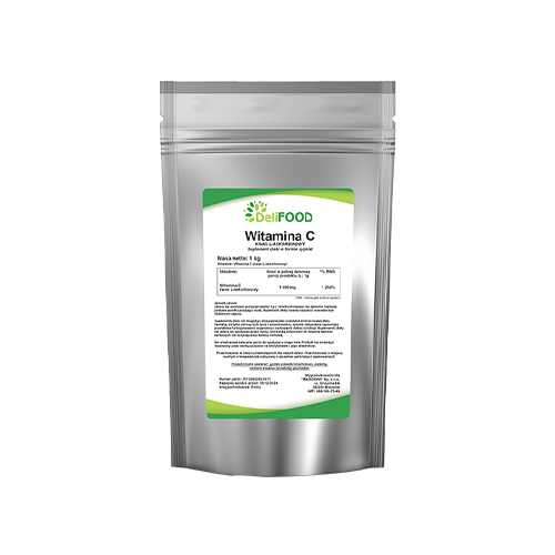 DELIFOOD Witamina C (L-Ascorbinsäure) - 1000g