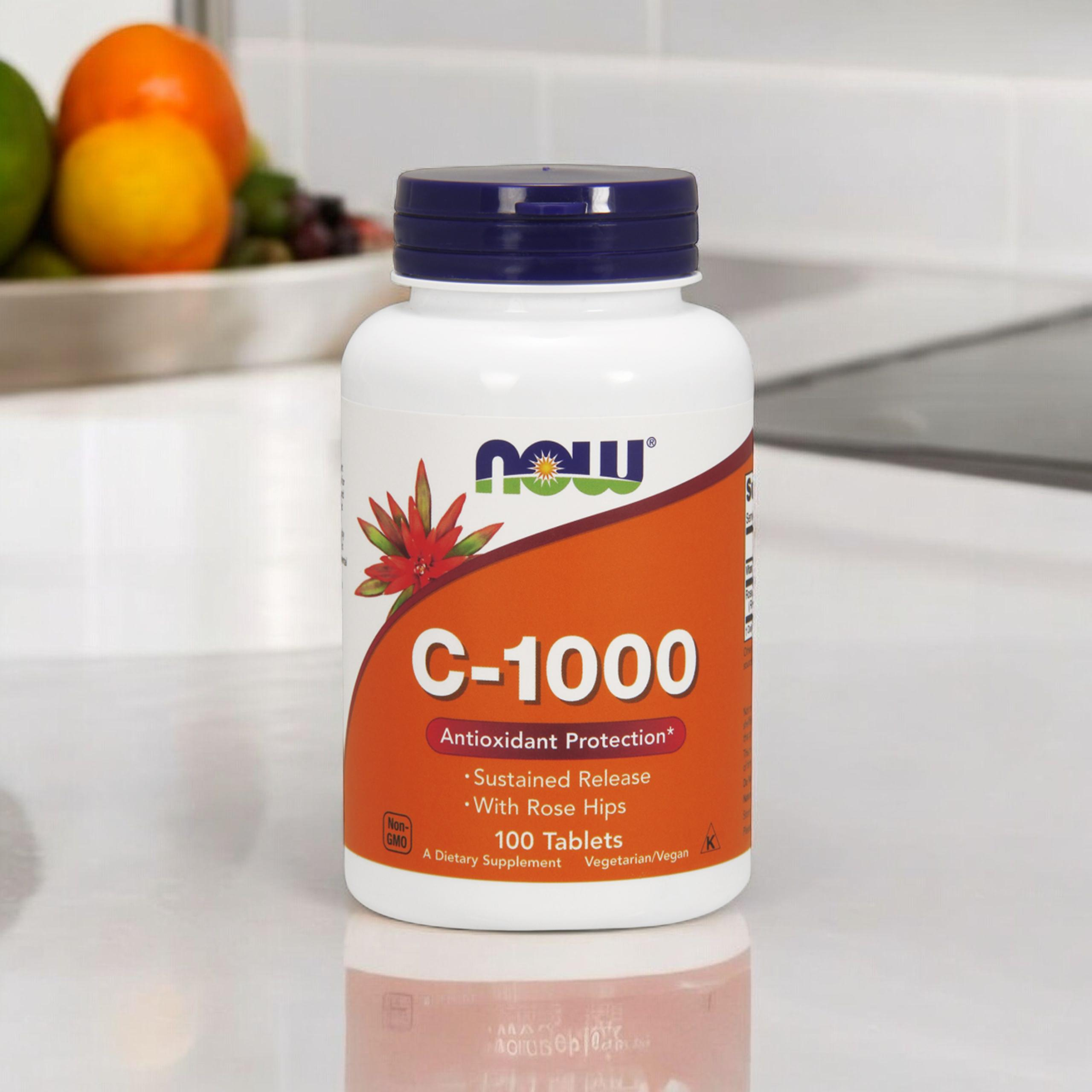 NOW Vitamin C-1000 mit Hagebutten - 100tabs
