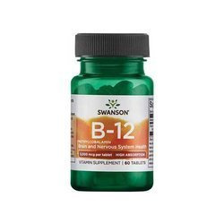 SWANSON Vitamin B-12 5mg Methylcobalamin - 60tabs - Vitamin B12 Methylcobalamin