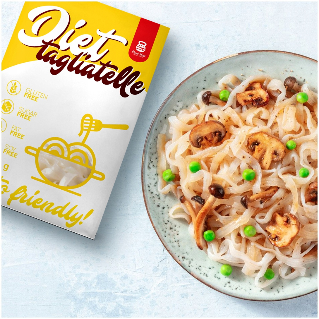 Cheat Meal Nutrition Diet Tagliatelle - 400g (300g netto) - Konjac-Nudeln