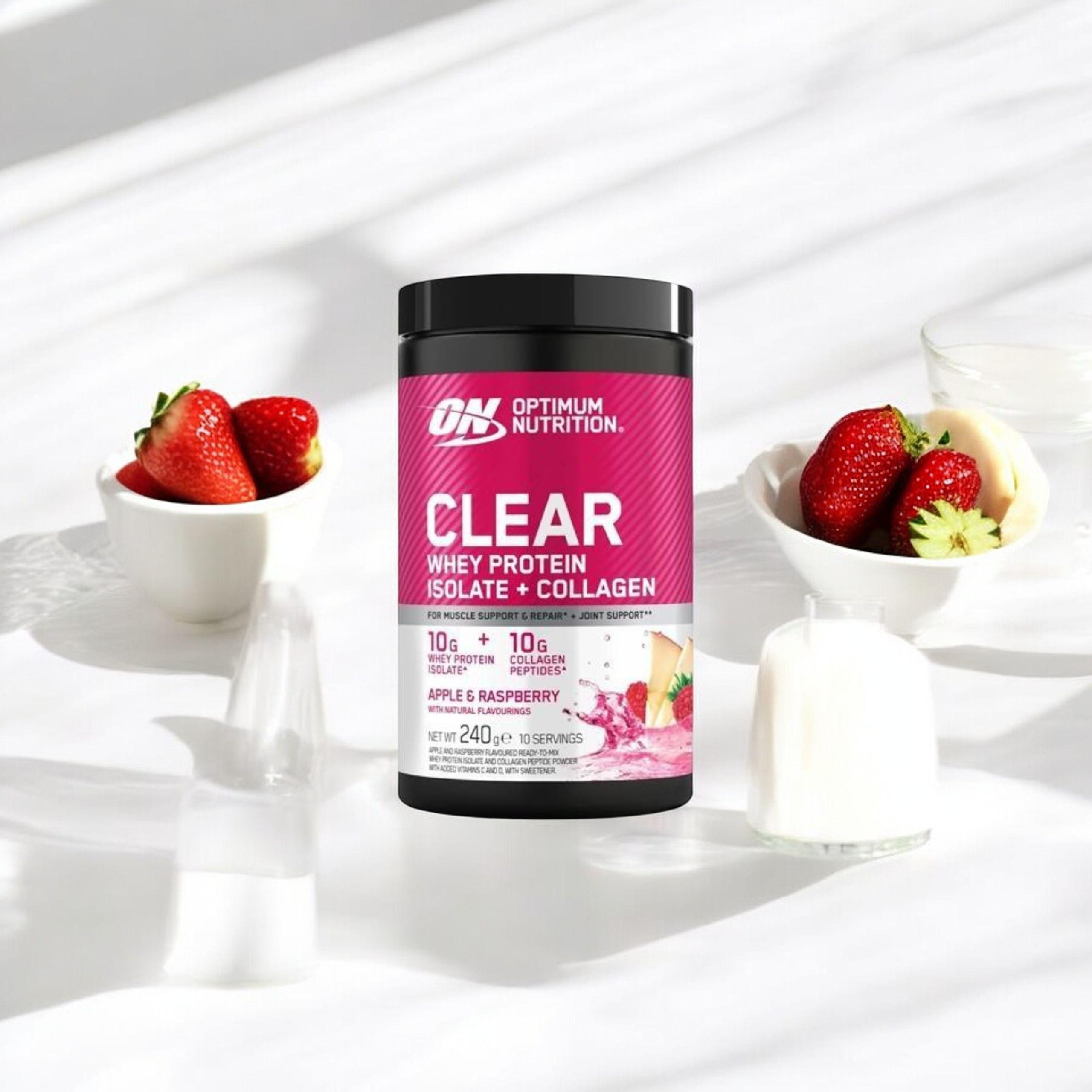 OPTIMUM NUTRITION - Molke-Kollagen - 240g - Apfel-Himbeere