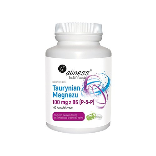 ALINESS Taurinat Magnesium 100mg mit B6 - 100vcaps.