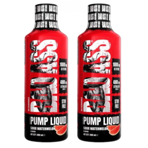 BAD ASS - Bad Ass Pump Liquid - 2x 480ml - Sour Watermelon - AUSVERKAUF - 31-03