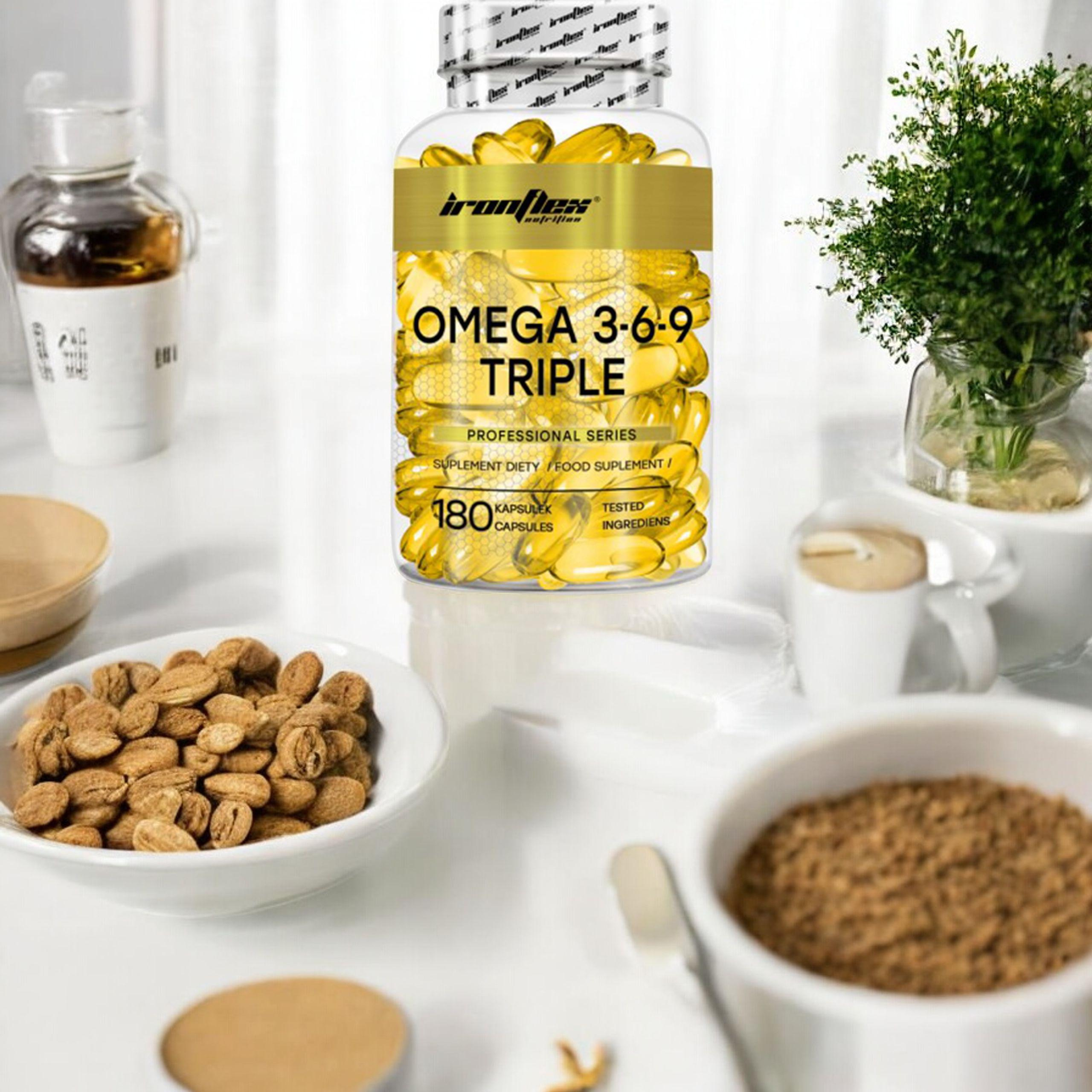 IronFlex Omega 3-6-9 Triple - 180caps.
