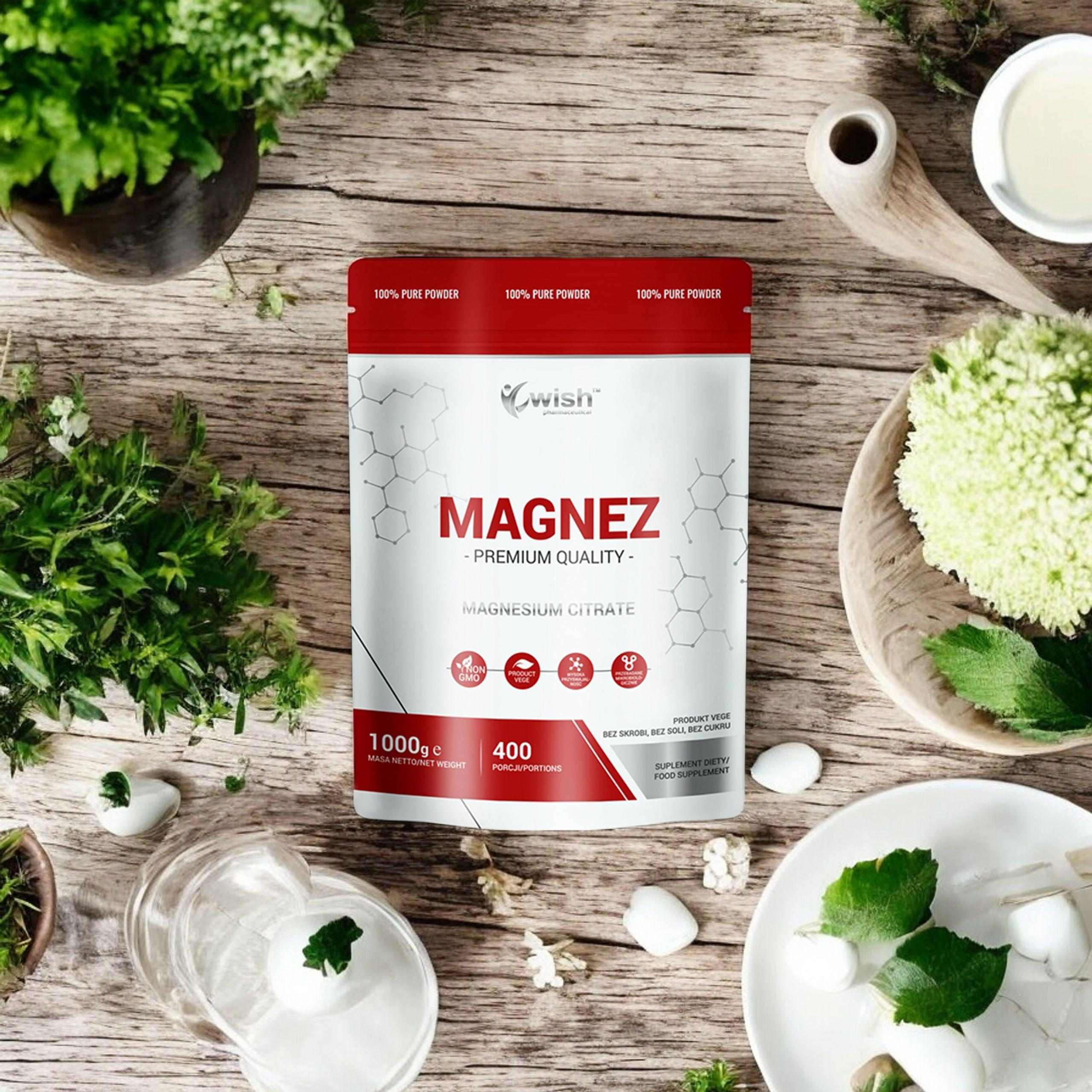 WISH Pharmaceutical Magnesiumcitrat - 1000g