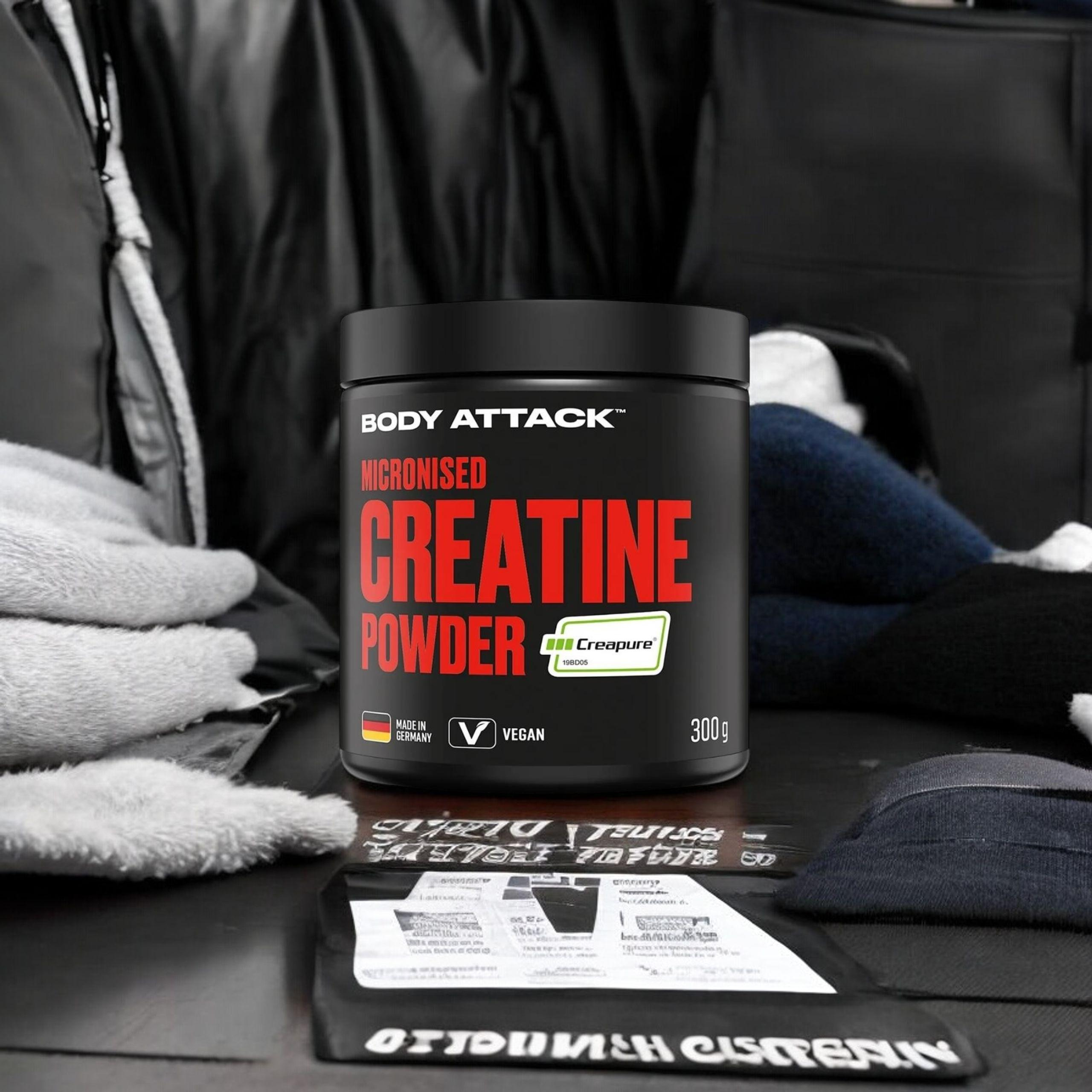 BODY ATTACK Creatine Powder Creapure - 300g - Natural