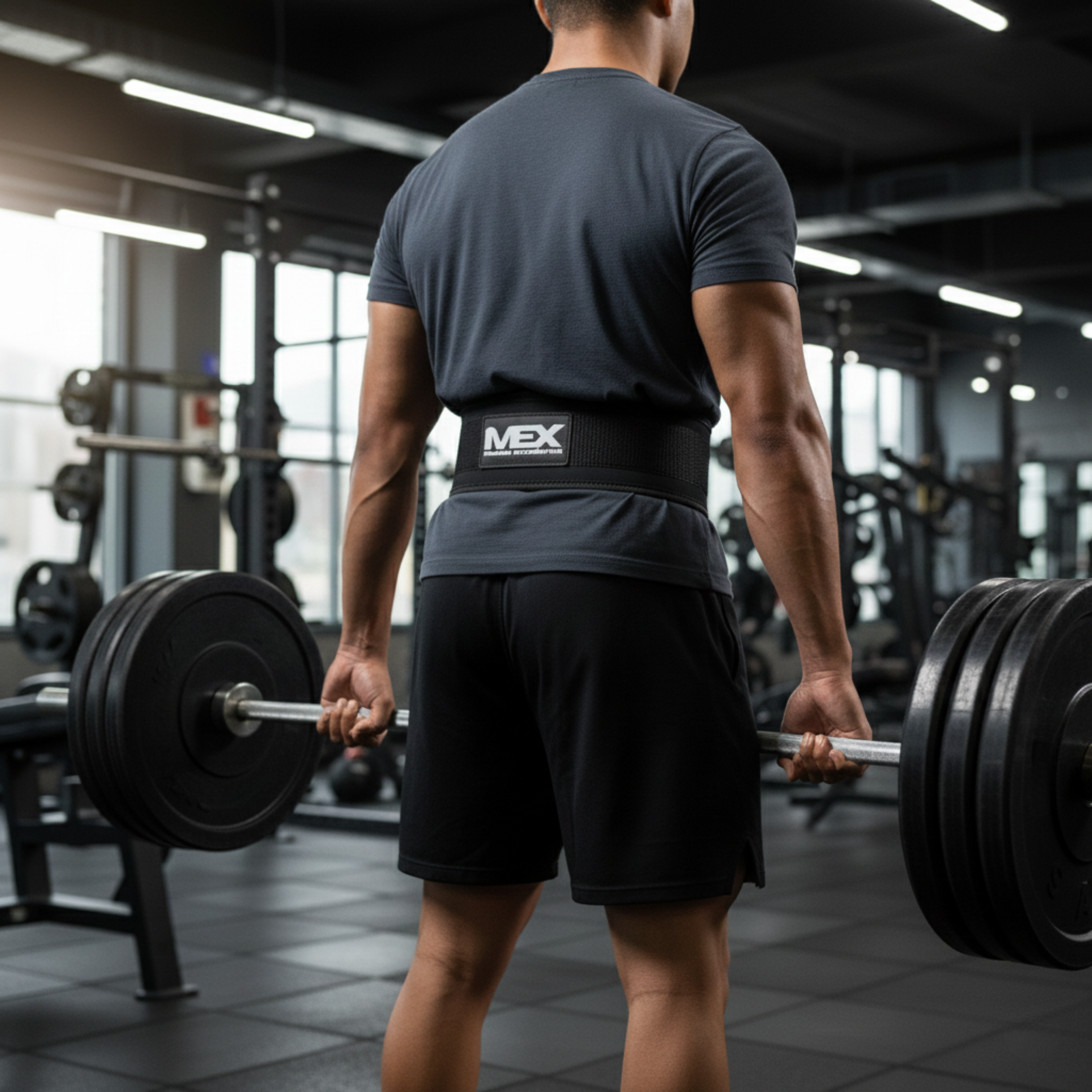 MEX SPORT - Fit-N Black Gürtel