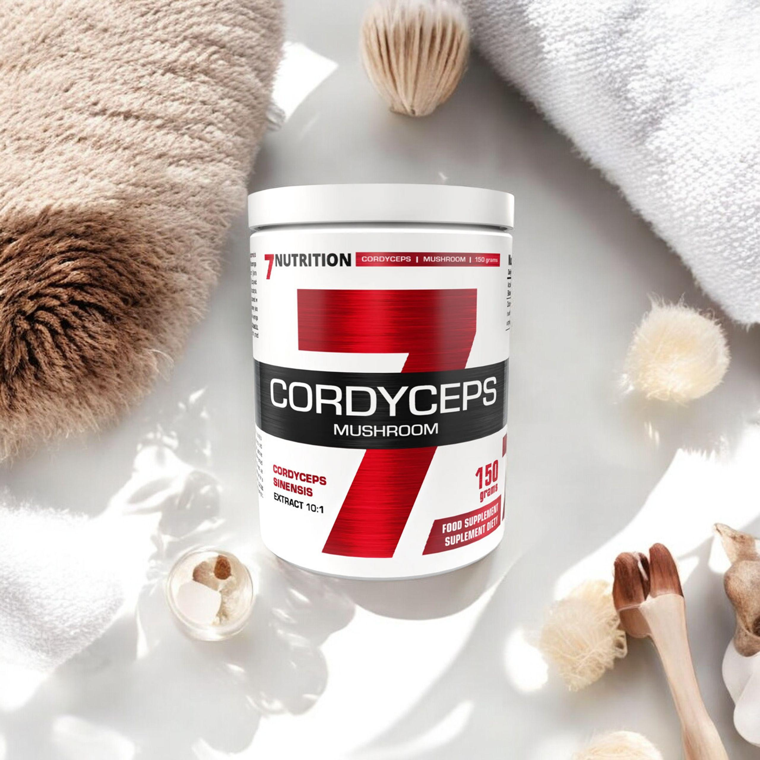 7 NUTRITION Cordyceps Mushroom - 150g - Chinesischer Raupenpilz