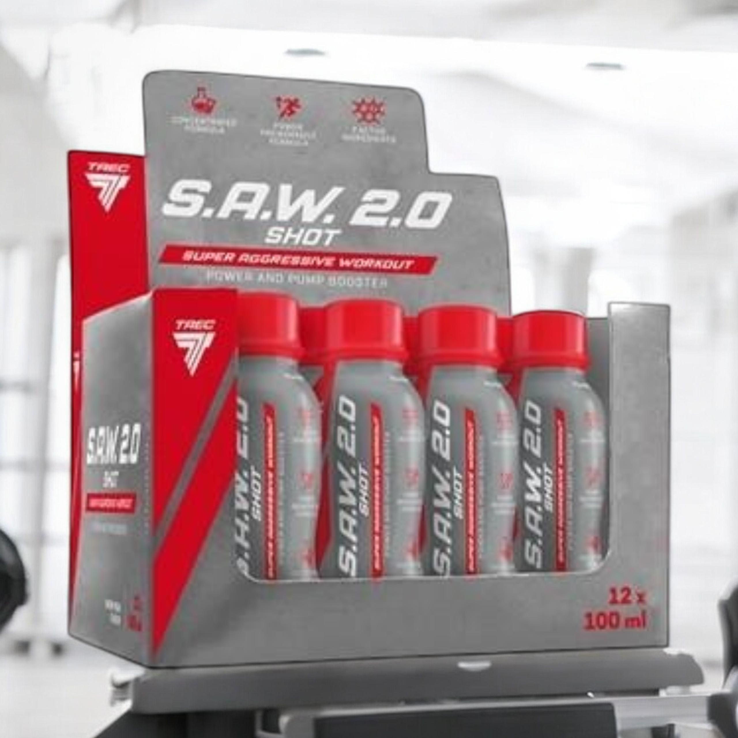 TREC - S.A.W. 2.0 Shot - 12x 100ml - Kirsche Birne