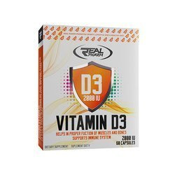 REAL PHARM Vitamin D3 2000IU - 60caps.