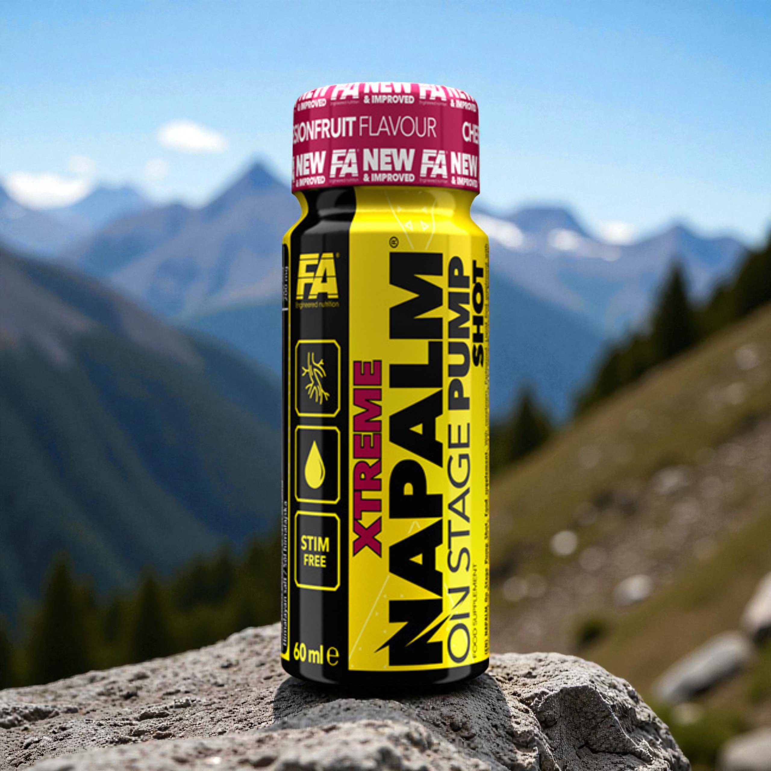 FITNESS AUTHORITY - Xtreme Napalm On Stage SF Shot - 24x 60ml 