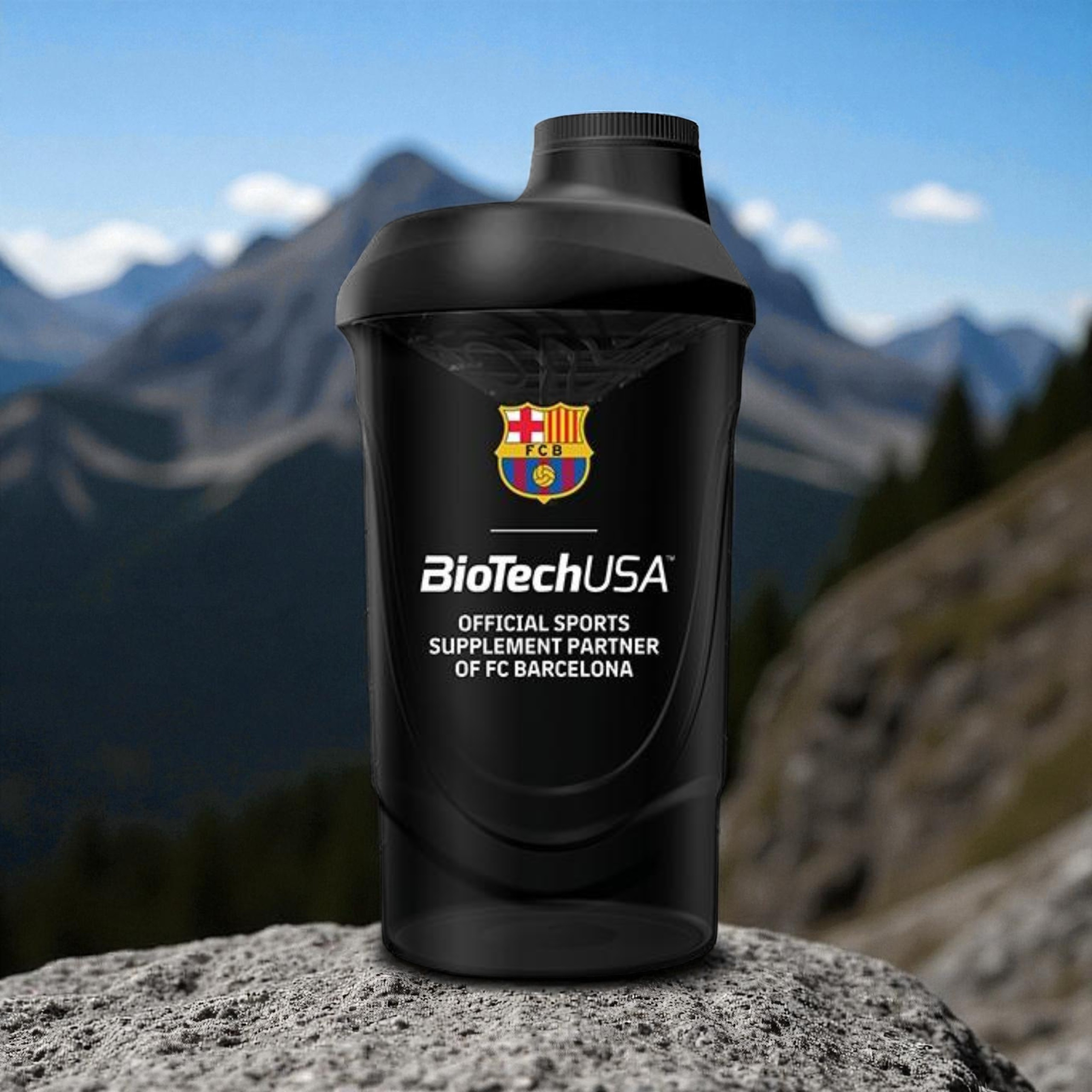 BIOTECH - FC Barcelona Shaker - 600ml - Schwarz