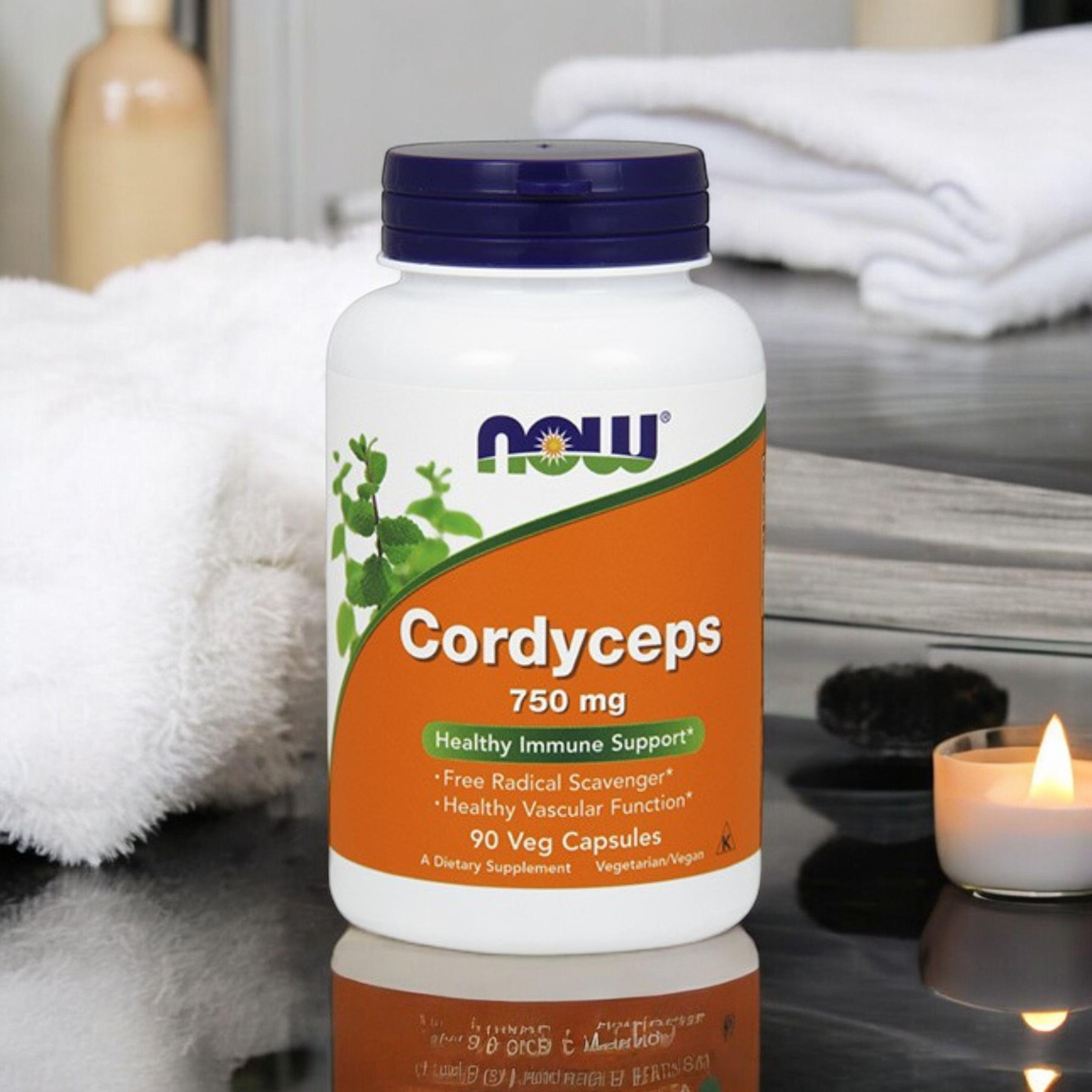 NOW Cordyceps 750mg - 90vegcaps